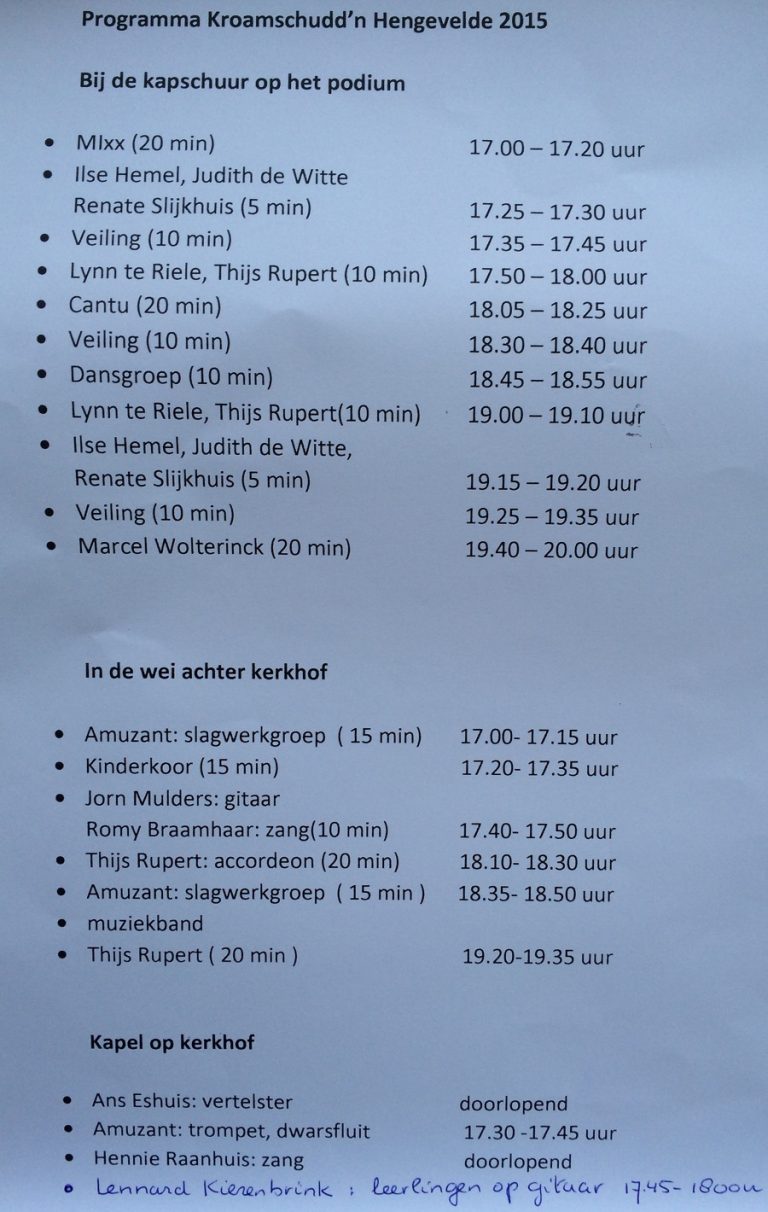 programma kerstmarkt