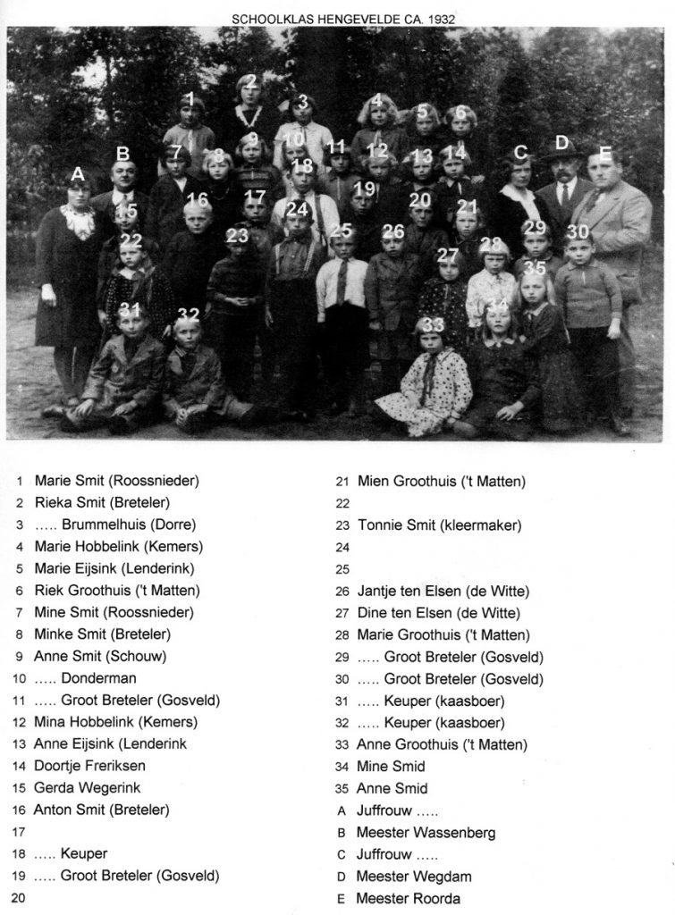 schoolklas Hengevelde ca 1932 001