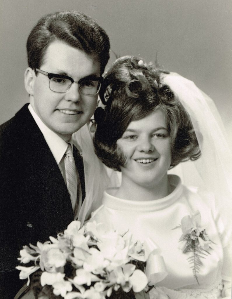 trouwfoto in 1969