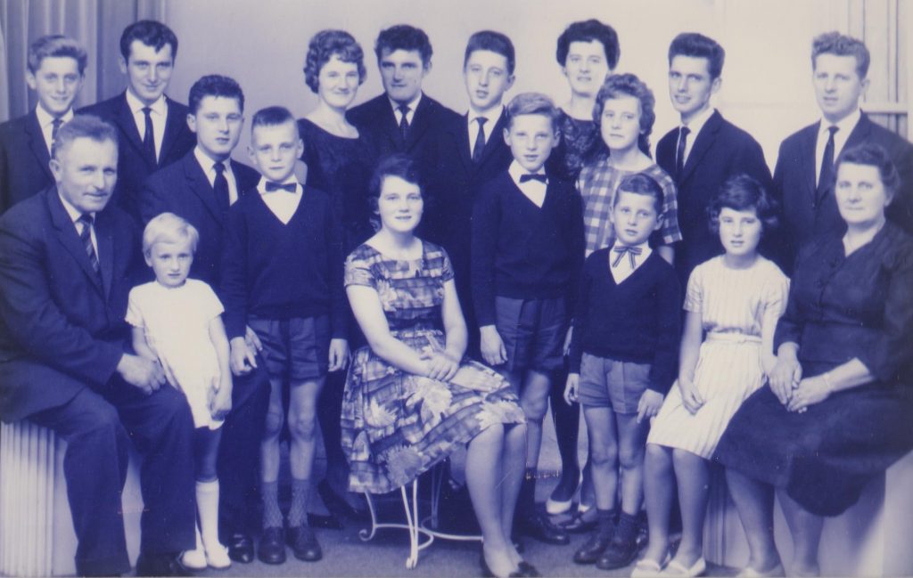 familie jannink 1960 25-jarig huwelijk