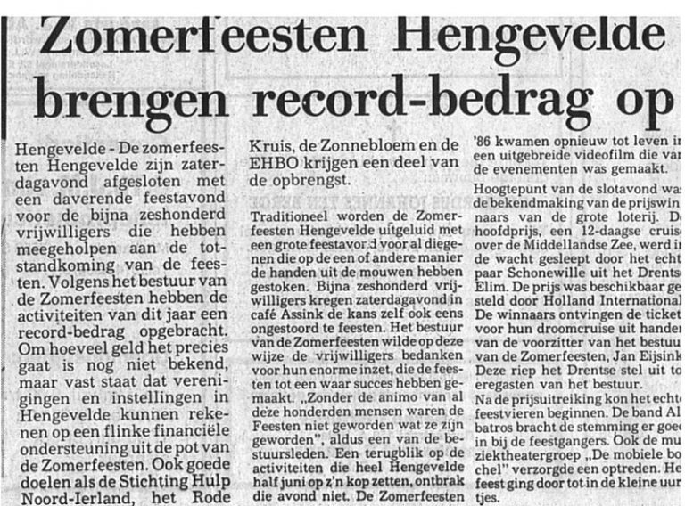record bedrag 1-9-86