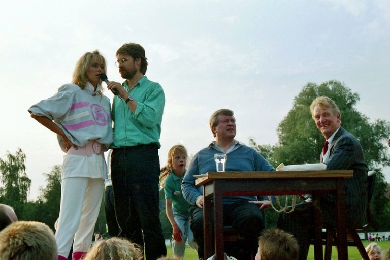 1987 gijs met marga bult jan brunnekreef en herman emmink