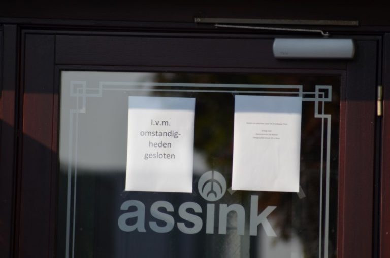 assink gesloten