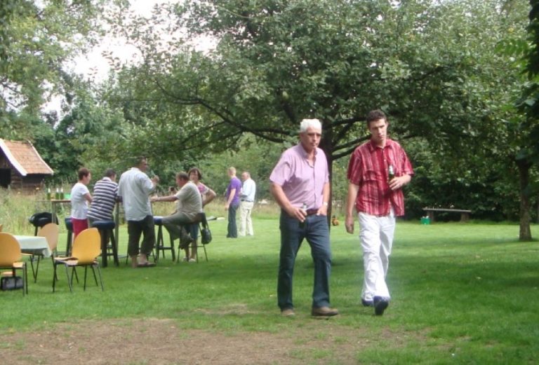 Johan en Arjan op familiedag