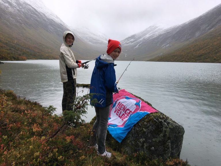 Visbikkels in Hellesylt Noorwegen