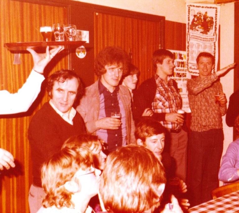 Nico carnaval 1978 met oa de hereen bauhuis en jannink Custom