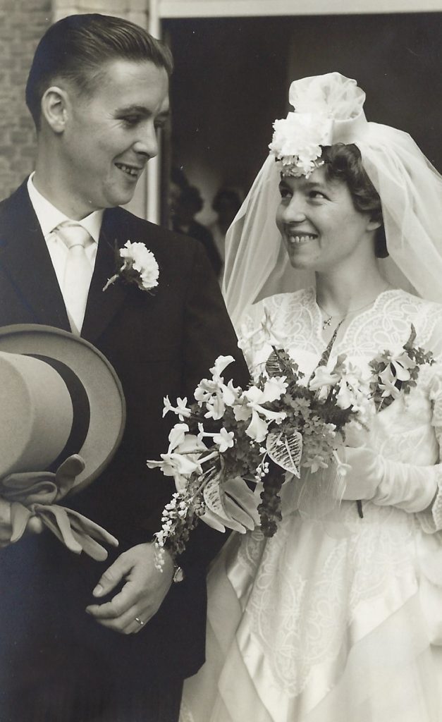 bruidspaar gert en annie 1963