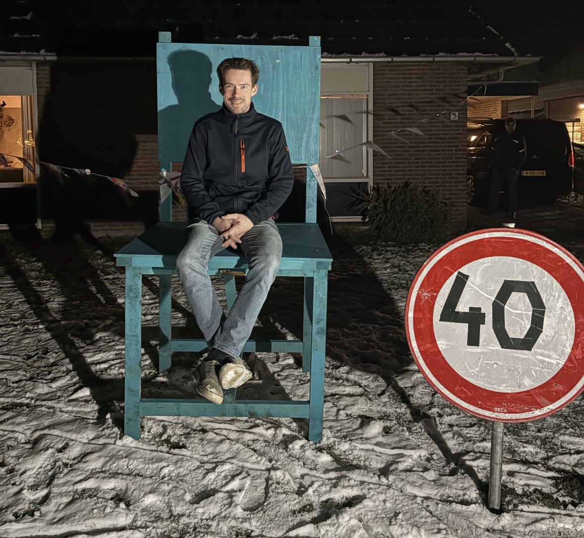 Thijs ‘op de stoel’!