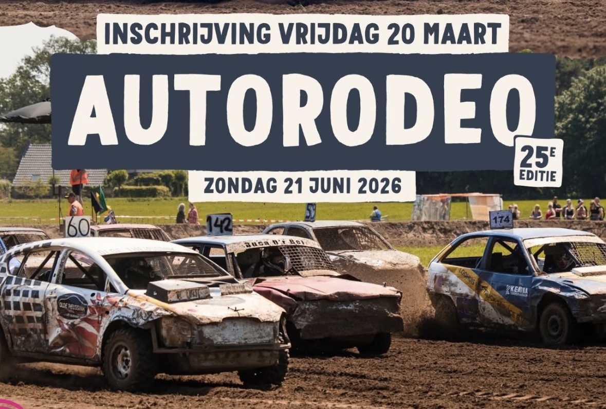 Reminder: vrijdag 20 maart inschrijving Autorodeo Hengevelde